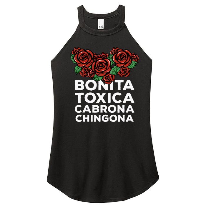 Mexicana Bonita Toxica Viva La Bonita Toxica Pero Chingona Women's Perfect Tri Rocker Tank