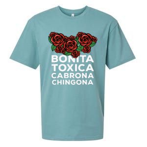 Mexicana Bonita Toxica Viva La Bonita Toxica Pero Chingona Sueded Cloud Jersey T-Shirt