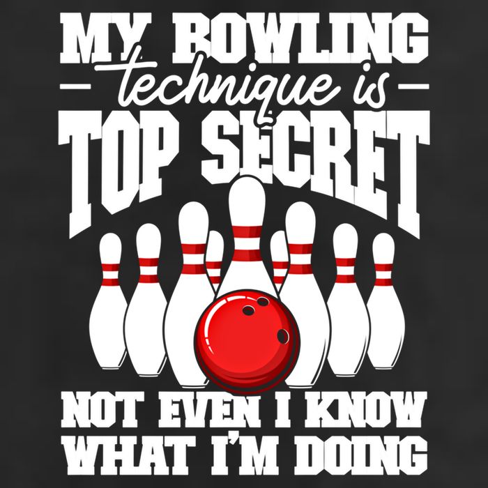 My Bowling Technique Is Top Secret Funny Bowling Bowler Cool Gift Golf Towel