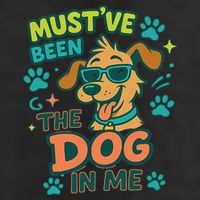 Mustve Been The Dog In Me 7 Panel Mesh Trucker Snapback Hat