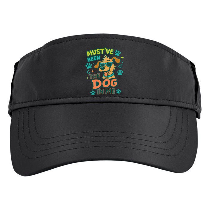 Mustve Been The Dog In Me Adult Drive Performance Visor