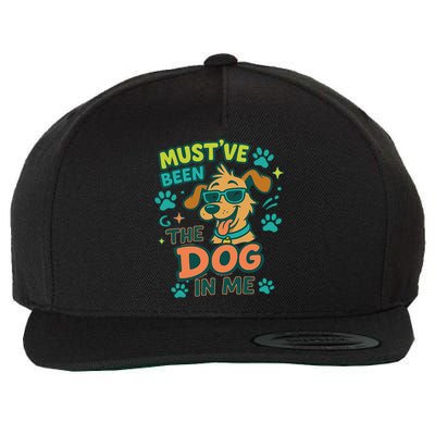 Mustve Been The Dog In Me Wool Snapback Cap