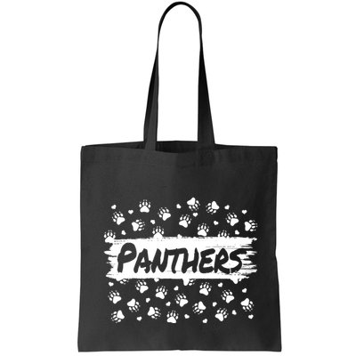 Mascot Back To School Spirit Footprint Heart Squad Bag