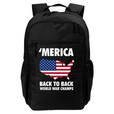 Merica Back To Back World War Champs Backpack