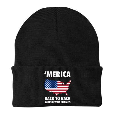 Merica Back To Back World War Champs Beanie