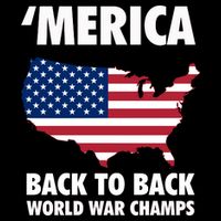 Merica Back To Back World War Champs 16 in Basic Backpack
