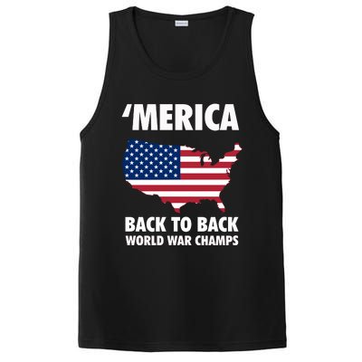 Merica Back To Back World War Champs PosiCharge Competitor Tank