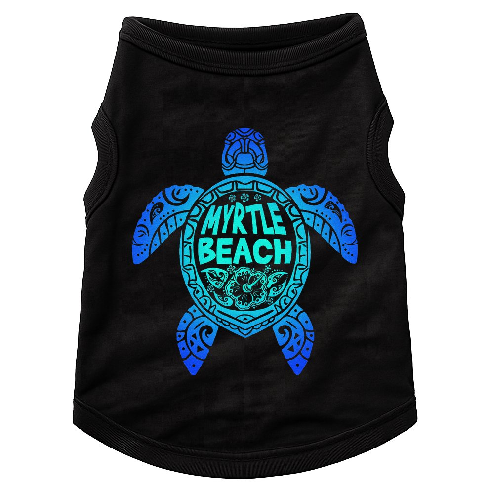 Myrtle Beach Tribal Sea Turtle South Carolina Vacation 2025 Doggie Tank