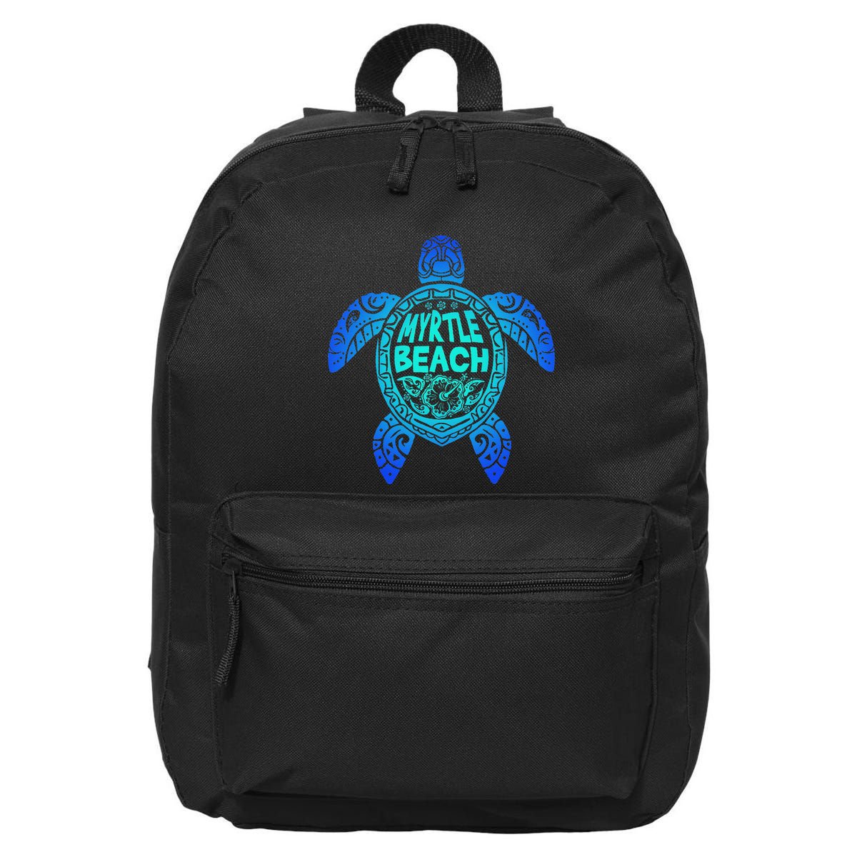 Myrtle Beach Tribal Sea Turtle South Carolina Vacation 2025 16 in Basic Backpack