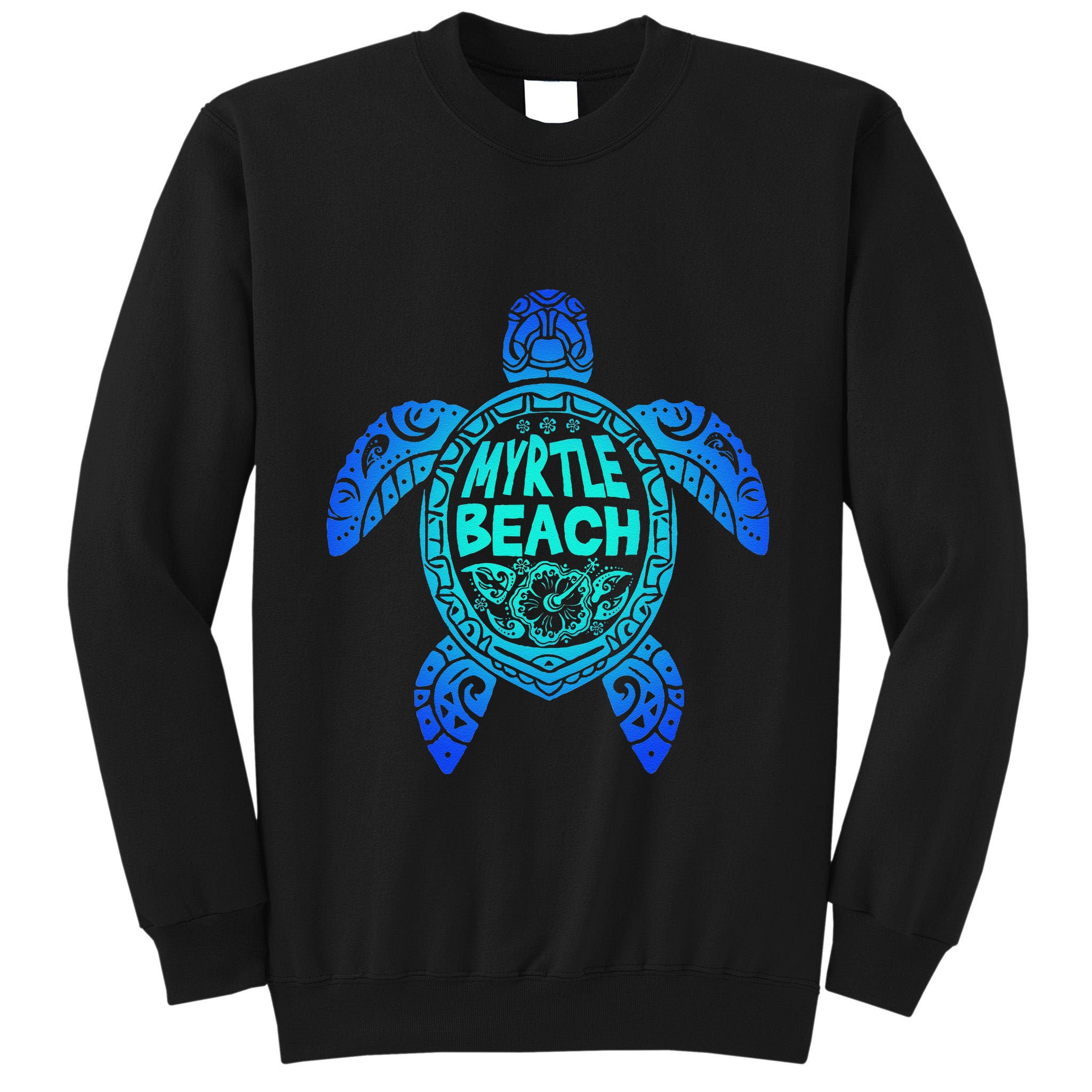 Myrtle Beach Tribal Sea Turtle South Carolina Vacation 2025 Tall Sweatshirt