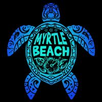 Myrtle Beach Tribal Sea Turtle South Carolina Vacation 2025 Zip Tote Bag