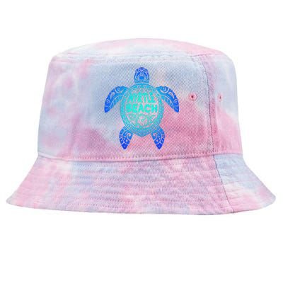 Myrtle Beach Tribal Sea Turtle South Carolina Vacation 2025 Tie-Dyed Bucket Hat