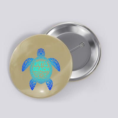 Myrtle Beach Tribal Sea Turtle South Carolina Vacation 2025 Button