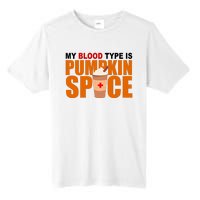 My Blood Type Is Pumpkin Spice Funny Fall Tall Fusion ChromaSoft Performance T-Shirt