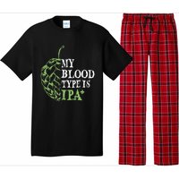 My Blood Type Is IPA+ Funny Pajama Set