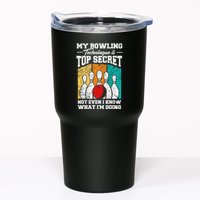 My Bowling Technique Is Top Secret Funny Bowling Bowler Tumbler