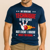 My Bowling Technique Is Top Secret Cool Bowling Design wo Performance Shirt
