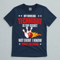 My Bowling Technique Is Top Secret Cool Bowling Design wo T-Shirt