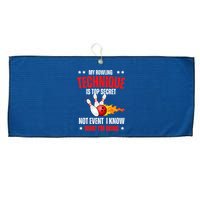 My Bowling Technique Is Top Secret Cool Bowling Design wo Large Microfiber Waffle Golf Towel