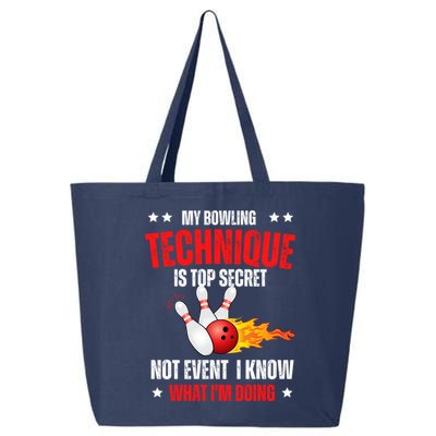 My Bowling Technique Is Top Secret Cool Bowling Design wo 25L Jumbo Tote