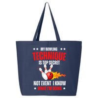 My Bowling Technique Is Top Secret Cool Bowling Design wo 25L Jumbo Tote