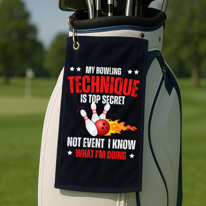 My Bowling Technique Is Top Secret Cool Bowling Design wo Golf Towel