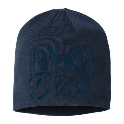 Men Boston Terrier Dog Dad Sustainable Beanie