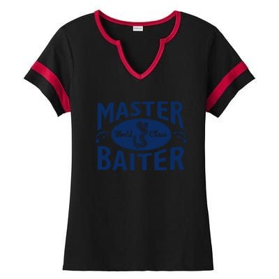 Master Baiter T Shirt Funny Fishing Saying T Shirt Offensive T Shirt Slogan Ladies Halftime Notch Neck Tee