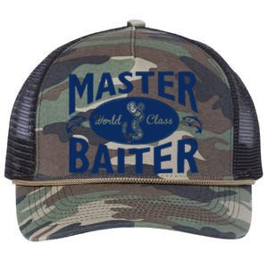 Master Baiter T Shirt Funny Fishing Saying T Shirt Offensive T Shirt Slogan Retro Rope Trucker Hat Cap