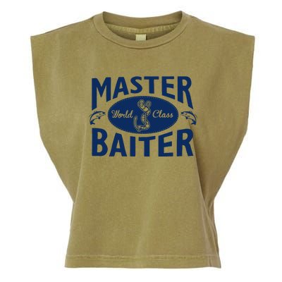 Master Baiter T Shirt Funny Fishing Saying T Shirt Offensive T Shirt Slogan Garment-Dyed Women's Muscle Tee