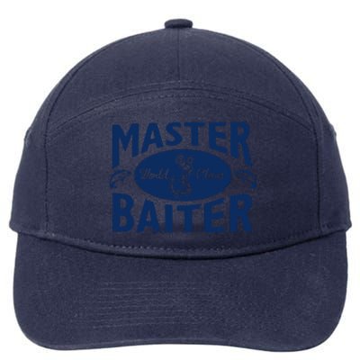 Master Baiter T Shirt Funny Fishing Saying T Shirt Offensive T Shirt Slogan 7-Panel Snapback Hat