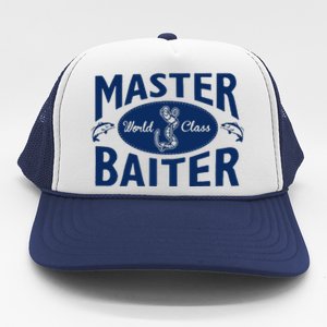 Master Baiter T Shirt Funny Fishing Saying T Shirt Offensive T Shirt Slogan Trucker Hat