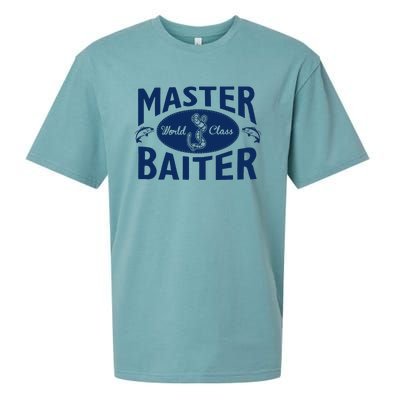 Master Baiter T Shirt Funny Fishing Saying T Shirt Offensive T Shirt Slogan Sueded Cloud Jersey T-Shirt