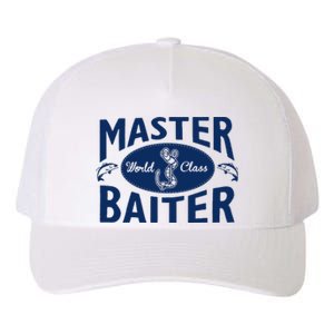 Master Baiter T Shirt Funny Fishing Saying T Shirt Offensive T Shirt Slogan Yupoong Adult 5-Panel Trucker Hat