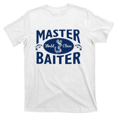 Master Baiter T Shirt Funny Fishing Saying T Shirt Offensive T Shirt Slogan T-Shirt