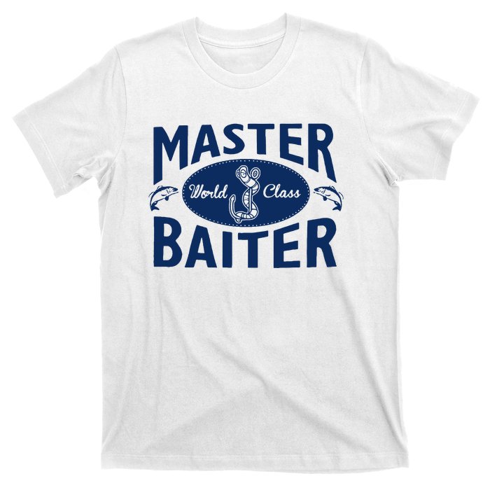 Master Baiter T Shirt Funny Fishing Saying T Shirt Offensive T Shirt Slogan T-Shirt