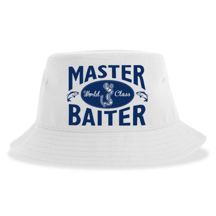 Master Baiter T Shirt Funny Fishing Saying T Shirt Offensive T Shirt Slogan Sustainable Bucket Hat