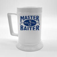 Master Baiter T Shirt Funny Fishing Saying T Shirt Offensive T Shirt Slogan Beer Stein