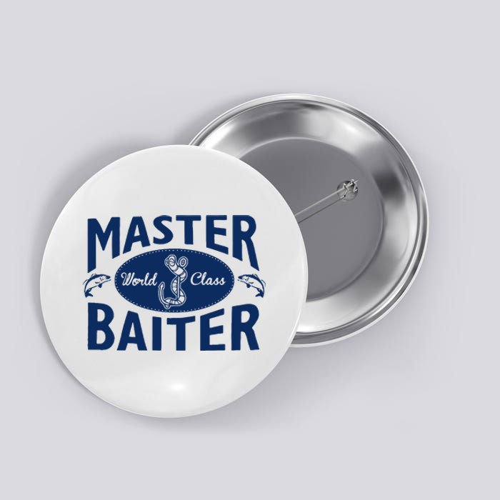 Master Baiter T Shirt Funny Fishing Saying T Shirt Offensive T Shirt Slogan Button