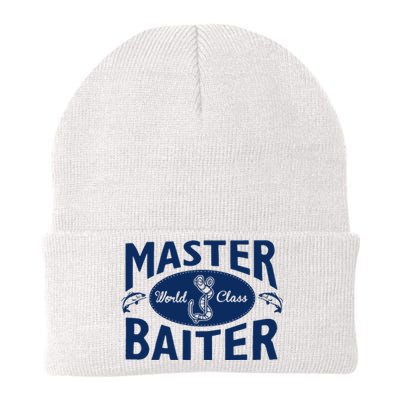 Master Baiter T Shirt Funny Fishing Saying T Shirt Offensive T Shirt Slogan Knit Cap Winter Beanie