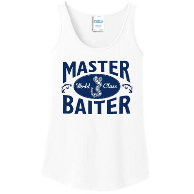 Master Baiter T Shirt Funny Fishing Saying T Shirt Offensive T Shirt Slogan Ladies Essential Tank