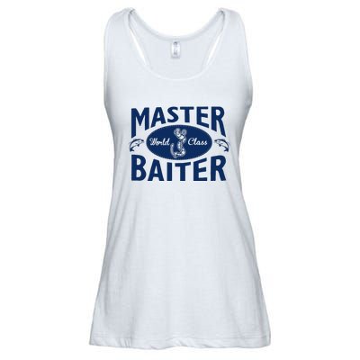 Master Baiter T Shirt Funny Fishing Saying T Shirt Offensive T Shirt Slogan Ladies Essential Flowy Tank