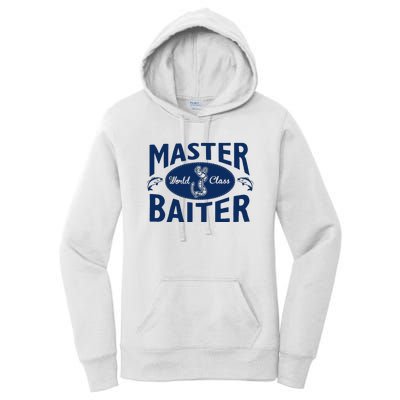 Master Baiter T Shirt Funny Fishing Saying T Shirt Offensive T Shirt Slogan Women's Pullover Hoodie