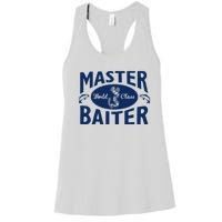 Master Baiter T Shirt Funny Fishing Saying T Shirt Offensive T Shirt Slogan Women's Racerback Tank