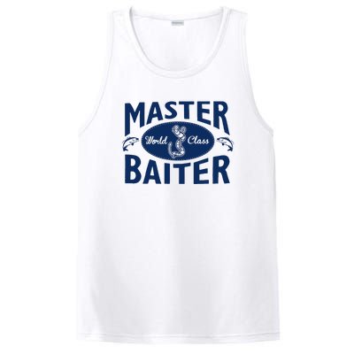 Master Baiter T Shirt Funny Fishing Saying T Shirt Offensive T Shirt Slogan PosiCharge Competitor Tank