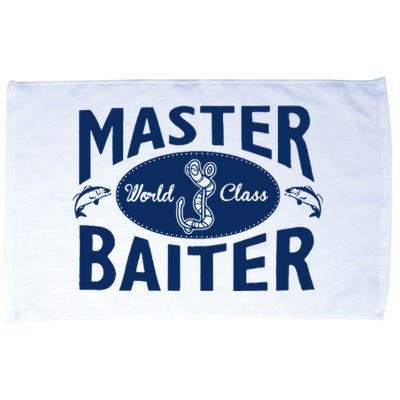 Master Baiter T Shirt Funny Fishing Saying T Shirt Offensive T Shirt Slogan Microfiber Hand Towel