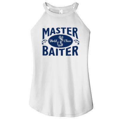 Master Baiter T Shirt Funny Fishing Saying T Shirt Offensive T Shirt Slogan Women's Perfect Tri Rocker Tank