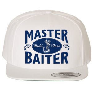 Master Baiter T Shirt Funny Fishing Saying T Shirt Offensive T Shirt Slogan Wool Snapback Cap