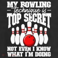 My Bowling Technique Is Top Secret Funny Bowling Bowler Beanie