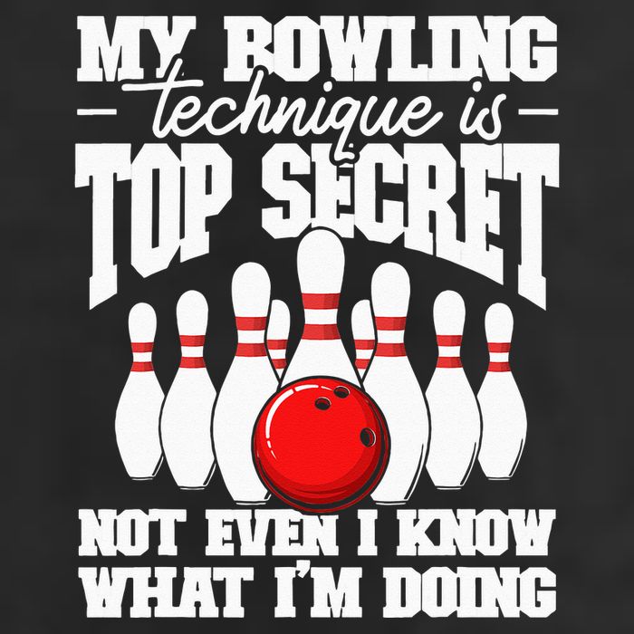 My Bowling Technique Is Top Secret Funny Bowling Bowler 25L Jumbo Tote